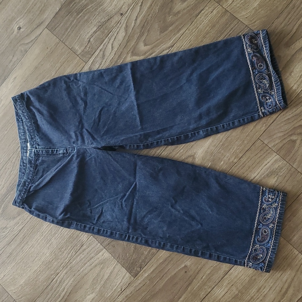 Petite Sophisticate Stretch Capri Jeans Size 4